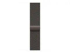 Apple - Sl&#248;yfe for smart armb&#229;ndsur 46mm - S/M-st&#248;rrelse - skifergr&#229; - for Watch Herm&#232;s Series 9, SE 3, Series 10, Series 11, Series 8, Series 9, Ultra 2, Ultra 3