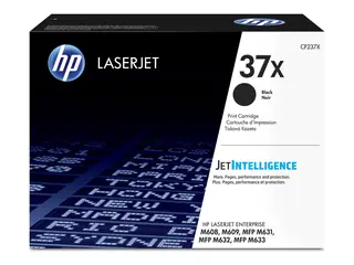 HP 37X - Høy ytelse - svart - original - LaserJet tonerpatron (CF237X) USA-regjering - for LaserJet Enterprise M608, M609, MFP M631, MFP M632, MFP M633