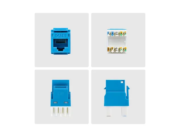 Startech - Trapes-jakk - 180°, 110 punch down - CAT 6 - UTP - RJ-4...