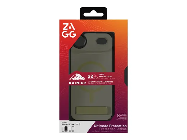 ZAGG Rainier Snap - Baksidedeksel for mobiltelefon robust MagSafe-...