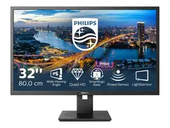 Philips B Line 325B1L - LED-skjerm - 32&quot; (31.5&quot; synlig) 2560 x 1440 QHD @ 75 Hz - IPS - 250 cd/m&#178; - 1200:1 - 4 ms - 2xHDMI, DisplayPort - h&#248;yttalere - svart tekstur