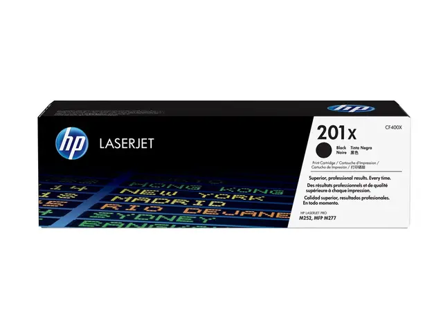 HP 201X - Høy ytelse svart original LaserJet tonerpatron (CF400X) ...