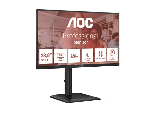 AOC 24E4U - LED-skjerm 24" (23.8" synlig) 1920 x 1080 Full HD (108...