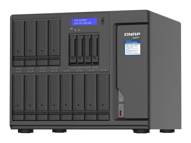 QNAP TVS-H1688X - NAS-server - 16 brønner - SATA 6Gb/s - RAID 0, 1...