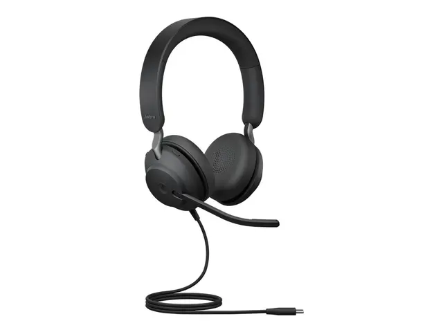 Jabra Evolve2 40 SE MS Stereo - Hodesett on-ear kablet USB-C, USB-...