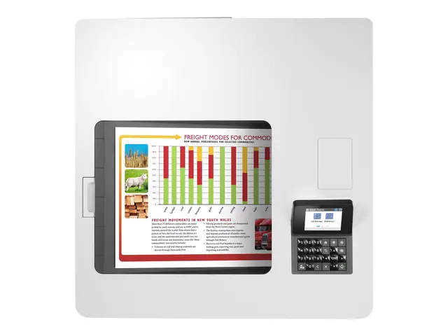 HP LaserJet Enterprise M554dn - Skriver - farge - Dupleks - laser ...