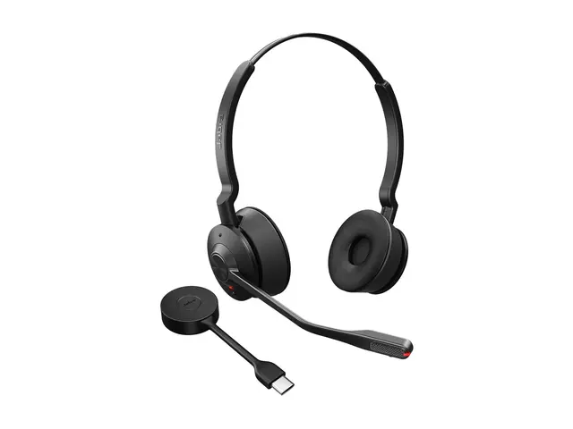 Jabra Engage 55 SE Stereo - Hodesett on-ear DECT trådløs USB-C via...