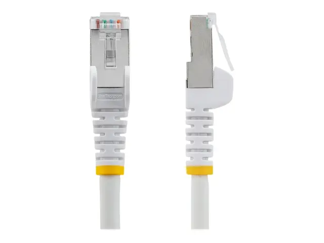 StarTech.com 1m CAT6a Ethernet Cable - White Low Smoke Zero Haloge...