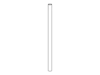 Ergotron - Monteringsstang - svart for Flat Panel Monitor ARMS DS100 Series