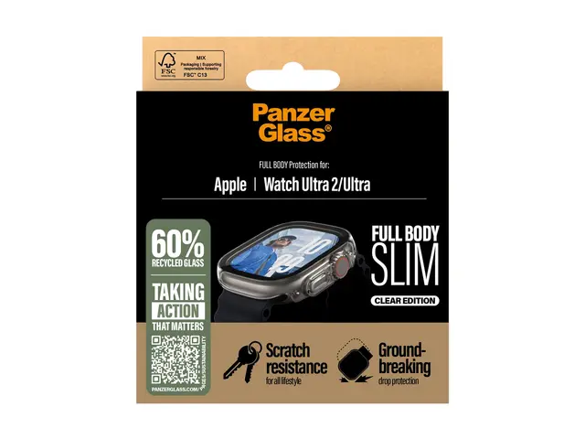PanzerGlass Snappie - Clear Edition støtfanger for smartarmåndsur ...