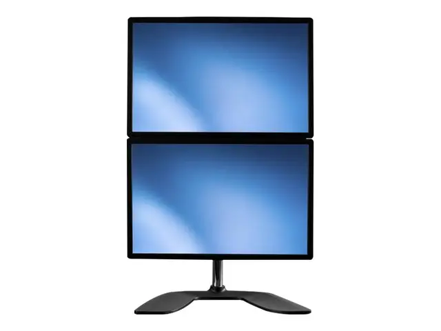 StarTech.com Vertical Dual Monitor Stand, Ergonomic Desktop Stacke...