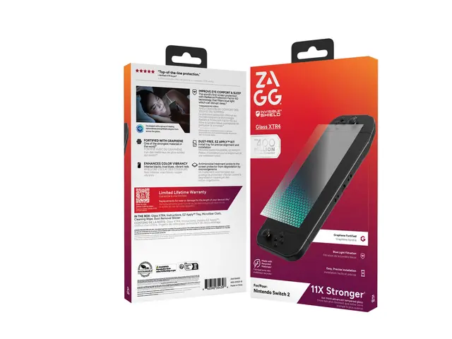 ZAGG InvisibleShield Glass XTR4 - Skjermbeskyttelse for spillkonso...