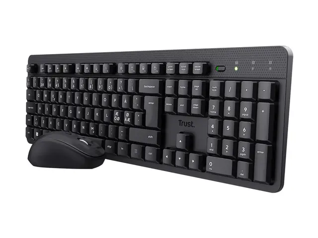 Trust TKM-360 - Tastatur- og mussett stille trådløs QWERTY Nordisk...