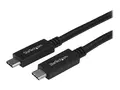 StarTech.com 3ft / 1m USB C to USB C Cable USB 3.1 (10Gbps) - 4K - USB-IF - Charge and Sync - USB Type C to Type C Cable - USB Type C Cable (USB31CC1M) - USB type C-kabel - 24 pin USB-C til 24 pin USB-C - 1 m