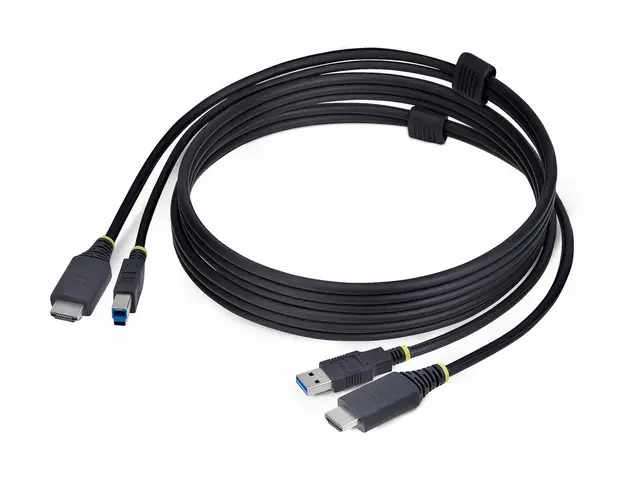 StarTech.com 6ft (1.8m) HDMI and USB 5Gbps KVM Cable - Tastatur / ...
