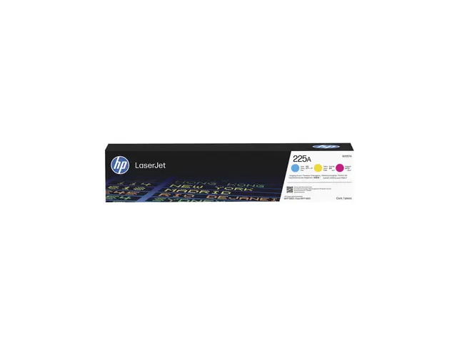 HP 225A - Farge (cyan, magenta, gul) original boks trommelsett for...