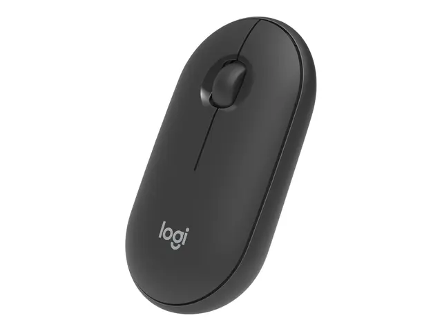 Logitech Pebble M350 - Mus optisk 3 knapper trådløs 2.4 GHz, Bluet...