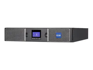 Eaton 9PX 3000i RT2U - UPS (rackmonterbar/ekstern) AC 200/208/220/230/240 V - 3000 watt - 3000 VA - enkeltfase - RS-232, USB - utgangskontakter: 10 - PFC - 2U - 19" - svart/sølv