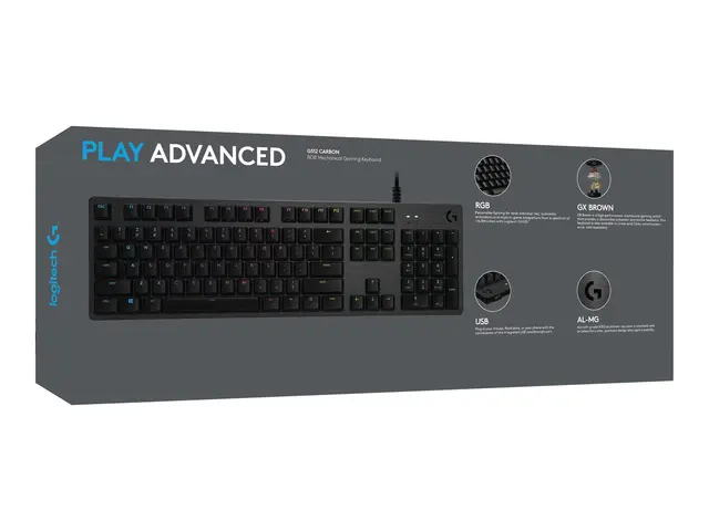 Logitech Gaming G512 - Tastatur bakgrunnsbelyst USB QWERTZ Tysk ta...