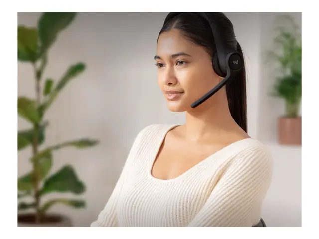 Logitech Zone 300 - Hodesett on-ear Bluetooth trådløs midnatts sort