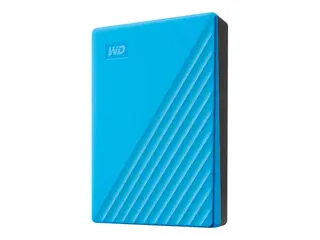 WD My Passport WDBPKJ0040BBL - Harddisk - kryptert 4 TB - ekstern (b&#230;rbar) - USB 3.2 Gen 1 - 256-bit AES - bl&#229;