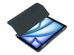 Deqster #ST2 - Lommebok for nettbrett - polyuretan, termoplast-polyuretan (TPU), mikrofiber svart - for Apple 11-inch iPad Pro (M4)