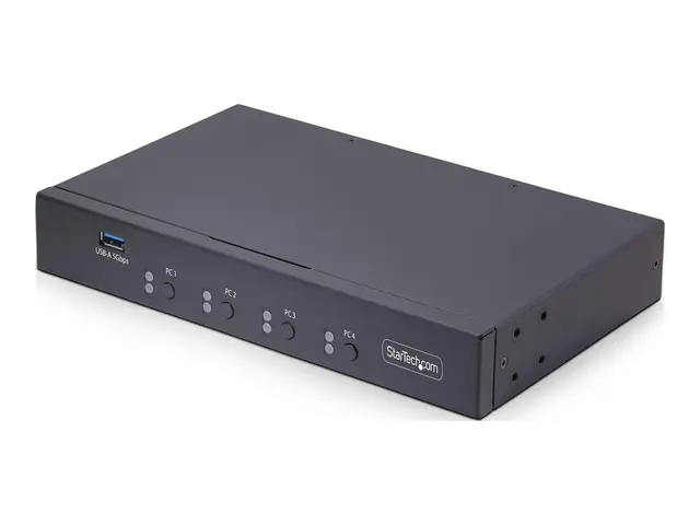 StarTech.com 4-Port KM Switch with Mouse Roaming, USB for Keyboard...