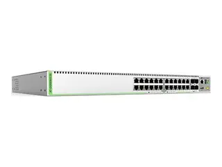 Allied Telesis CentreCOM AT-GS980MX/28 - Switch L3 - Styrt - 24 x 10/100/1000 + 4 x 10 Gigabit SFP+ (opplenke) - rackmonterbar