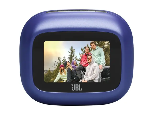 JBL LIVE Beam 4 - True wireless-hodetelefoner med mikrofon i øret - Bluetooth - aktiv støydemping - blå 