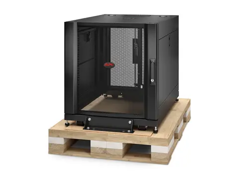 APC NetShelter SX - Rack skap - svart - 12U 19" - TAA-samsvar - for P/N: SMT3000RMI2U, SMT3000RMI2UC, SRT3000RMXLA-NC, SRT3000RMXLT-NC, SURT48RMXLBP