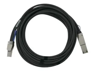 QNAP - SAS ekstern kabel - SAS 6Gbit/s - 36 pin 4x Mini SAS HD (SFF-8644) (hann) til 26-stifts 4x Mini SAS (hann) 3 m - svart - for P/N: QXP-820S-B3408