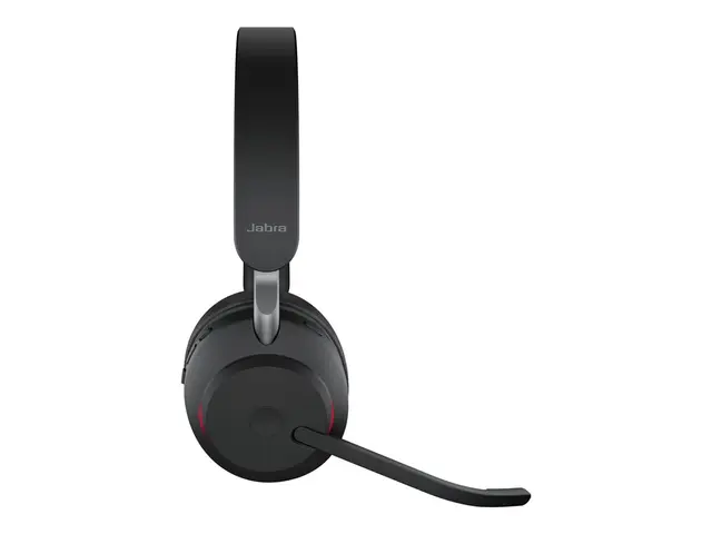 Jabra Evolve2 65 UC Stereo - Hodesett - on-ear - Bluetooth - trådl...