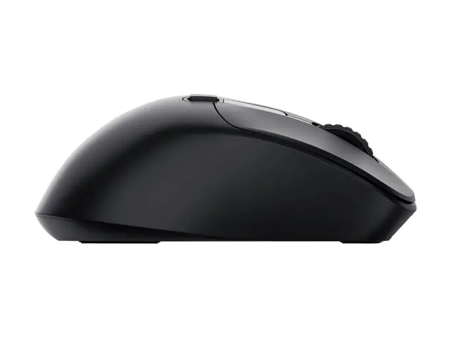 Trust Zevo - Mus - høyrehendt - optisk - 5 knapper trådløs - 2.4 GHz, Bluetooth - USB trådløs mottaker - svart 
