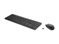 HP 230 - Tastatur- og mussett - tr&#229;dl&#248;s Pan Nordic - for HP 21, 22, 24, 27; Pavilion 24, 27, TP01; Pavilion Laptop 14, 15