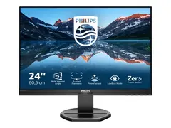 Philips B Line 240B9 - LED-skjerm - 24.1" (24" synlig) 1920 x 1200 WUXGA @ 75 Hz - IPS - 300 cd/m² - 1000:1 - 4 ms - HDMI, DVI-D, VGA, DisplayPort - høyttalere - svart tekstur