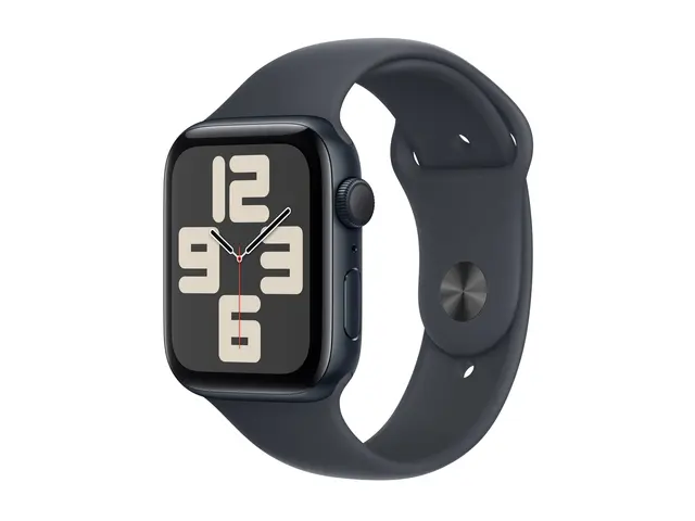 Apple Watch SE (GPS) - 2. generasjon 44 mm midnattsaluminium smart...