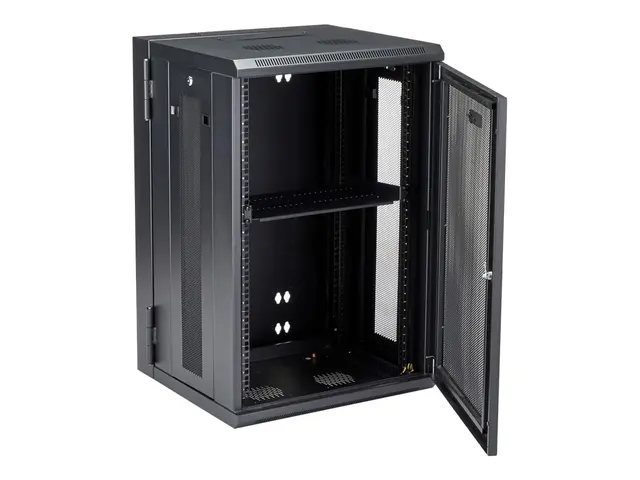 Startech 18U 19" Wall Mount Network Cabinet, 16" Deep Hinged Locki...
