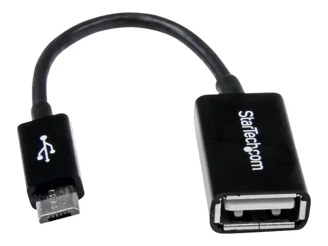 StarTech.com 5in Micro USB to USB OTG Host Adapter - Micro USB Mal...