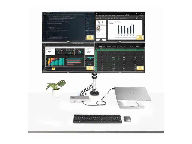 Startech Thunderbolt 4 Multi-Display Docking Station, Quad/Triple/...