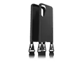 OtterBox React Series - Baksidedeksel for mobiltelefon halskjede - svart - for Samsung Galaxy S24+