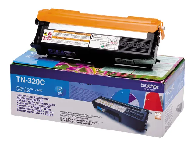 Brother TN320C - Cyan original tonerpatron for DCP-9055CDN, DCP-92...