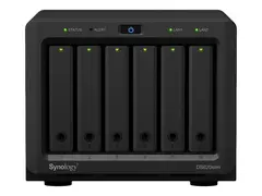 Synology Disk Station DS620slim NAS-server - 6 br&#248;nner - SATA 6Gb/s - RAID 0, 1, 5, 6, 10, JBOD - RAM 2 GB - Gigabit Ethernet - iSCSI st&#248;tte