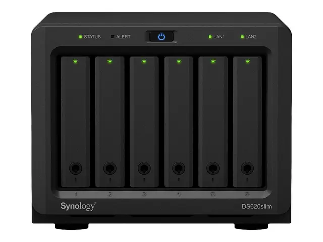 Synology Disk Station DS620slim - NAS-server - 6 brønner - SATA 6G...