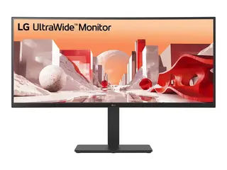 LG UltraWide 34BA85QE-B - LED-skjerm kurvet - 34" - 3440 x 1440 WQHD @ 60 Hz - IPS - 300 cd/m² - 1000:1 - HDR10 - 5 ms - 2xHDMI, DisplayPort, USB-C - høyttalere