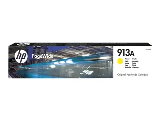 HP 913A - Gul - original - PageWide - blekkpatron for PageWide 352, 377, MFP 377; PageWide Pro 452, 477, 552, 577, MFP 477