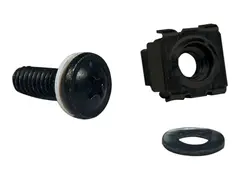 Eaton Tripp Lite Series Rack Enclosure Cabinet Square Hole Hardware Kit Screws, Washers Rackskruer, -mutre og -underlagsskiver