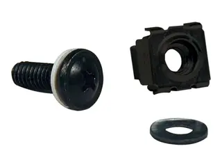 Eaton Tripp Lite Series Rack Enclosure Cabinet Square Hole Hardware Kit Screws, Washers Rackskruer, -mutre og -underlagsskiver