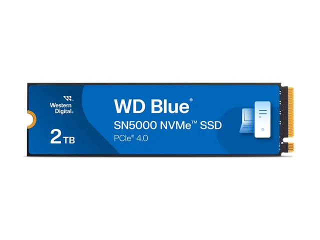 WD Blue SN5000 WDS200T4B0E - SSD 2 TB intern M.2 2280 PCIe 4.0 x4 ...