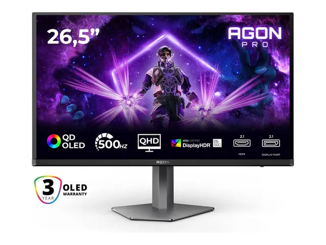 AOC AGON PRO AG276QKD2 - AG6 Series OLED-skjerm gaming 27" (26.5" ...