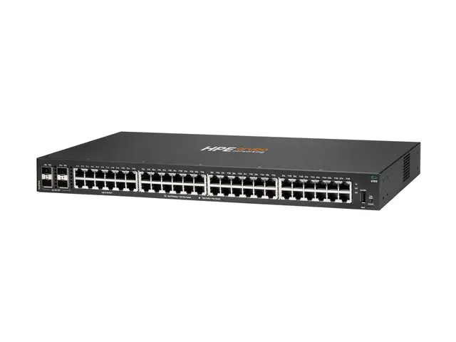 HPE Aruba 6100 48G 4SFP+ Switch - Switch - Styrt - 48 x 10/100/100...